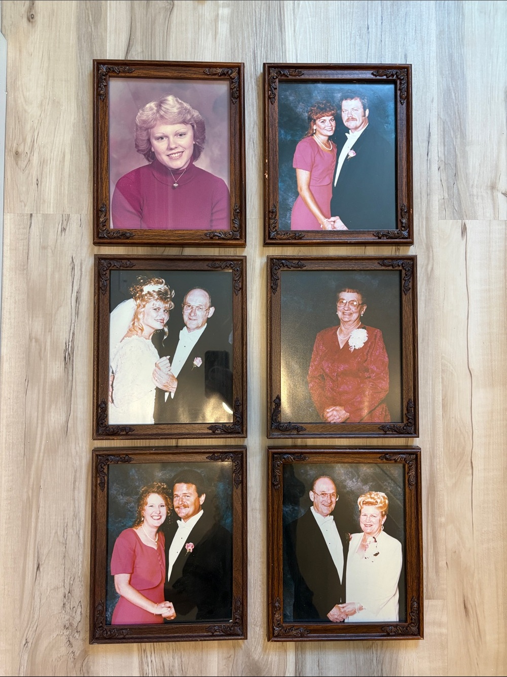 8x10 gallery Wall Set of 6! Ornate Border, Traditional Revival, Mid-Century
